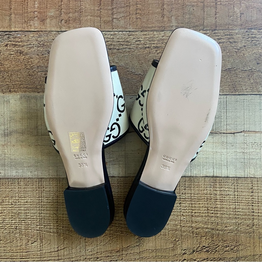 GUCCI Marmont GG leather Slide - Picture 7 of 9